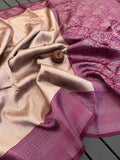 Royal Kanjivaram Silk Banarasi  Saree Collection - CREAM