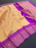 Heritage Weave Beauty Saree -CREAM