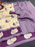 Premium Tissue Silk Kanjivaram Saree with Copper Zari - YELLOW & WINE