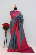 KANIJIVARAM PREMIUM SOFT SILK SAREE -PINK